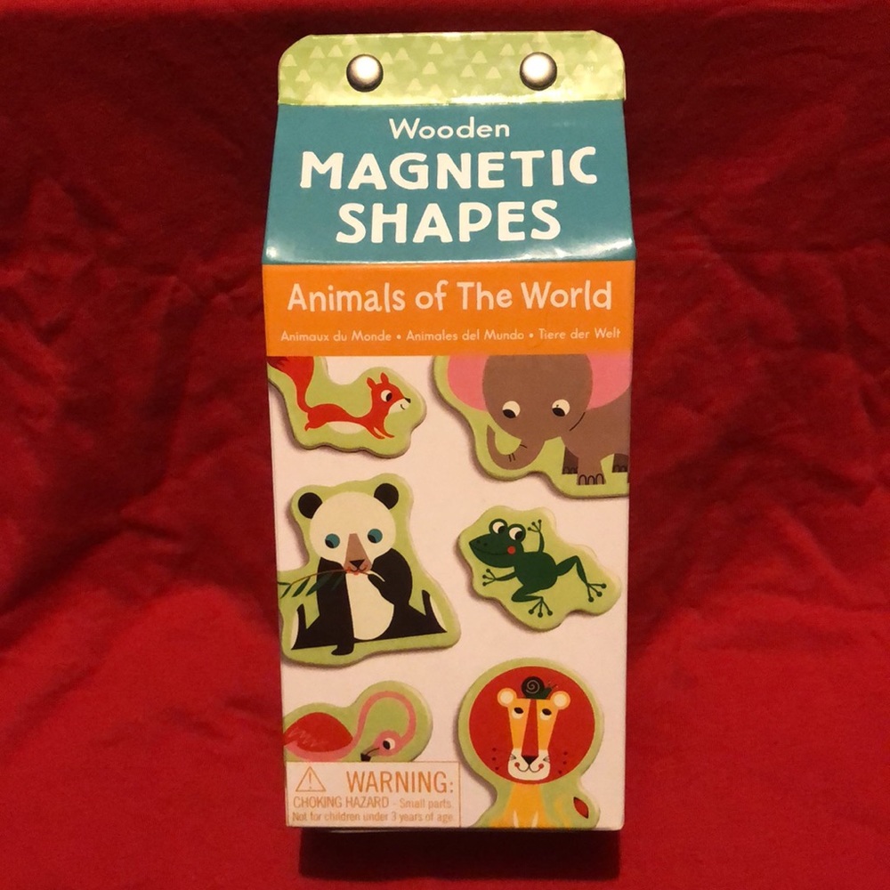 Wooden Magnetic Shapes 35 pieces